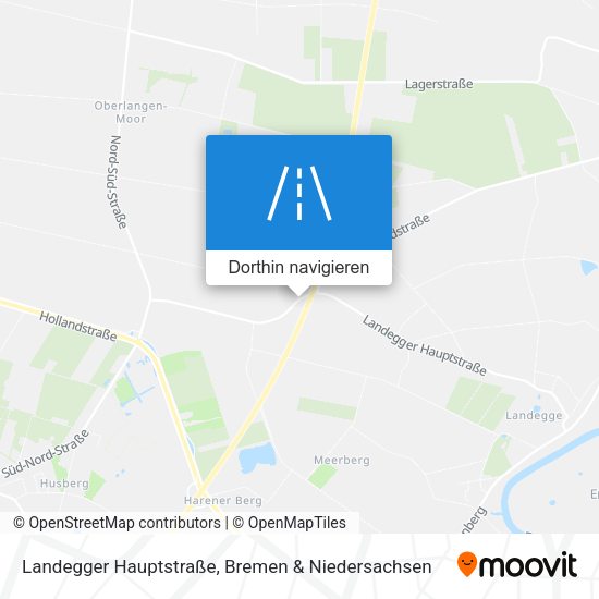 Landegger Hauptstraße Karte