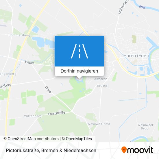 Pictoriusstraße Karte