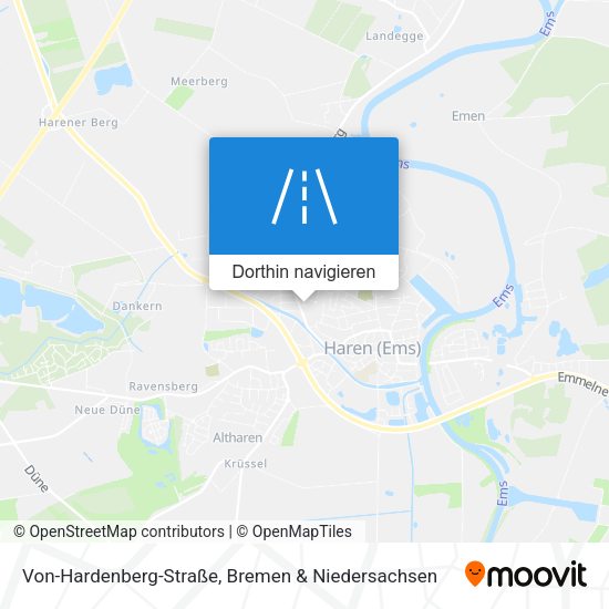 Von-Hardenberg-Straße Karte