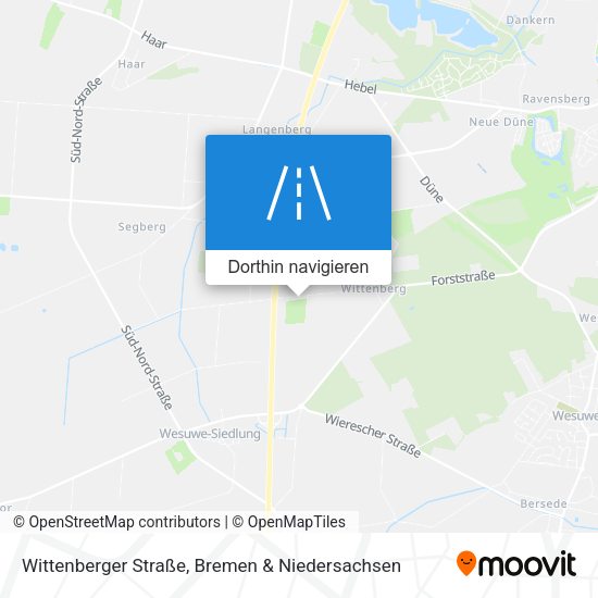 Wittenberger Straße Karte