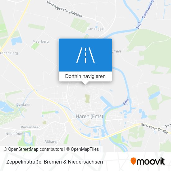 Zeppelinstraße Karte