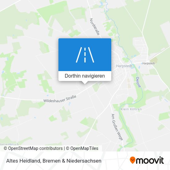 Altes Heidland Karte