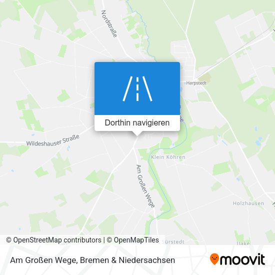 Am Großen Wege Karte