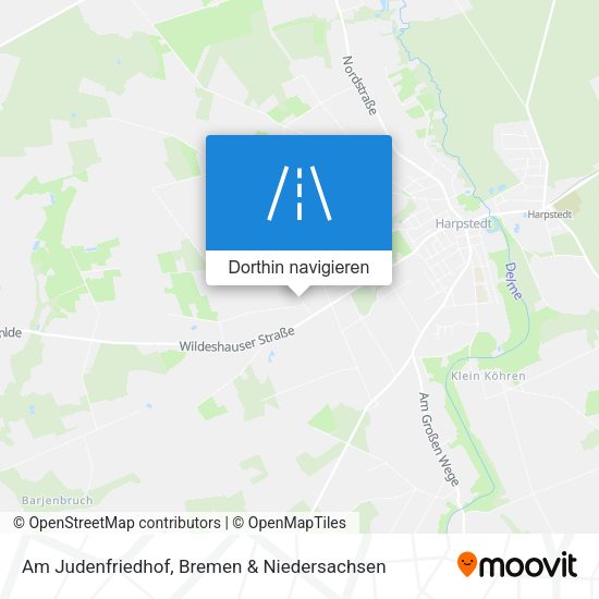 Am Judenfriedhof Karte