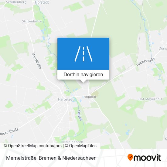 Memelstraße Karte