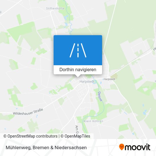 Mühlenweg Karte
