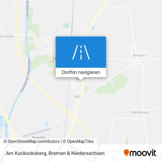 Am Kuckucksberg Karte