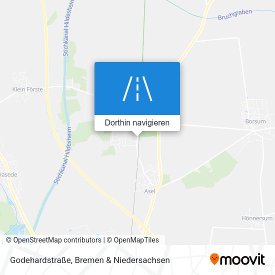 Godehardstraße Karte