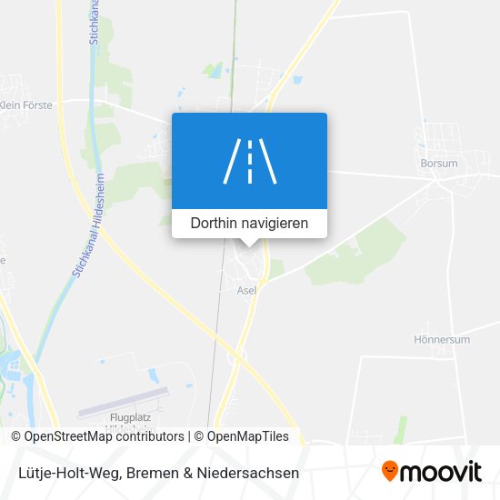Lütje-Holt-Weg Karte
