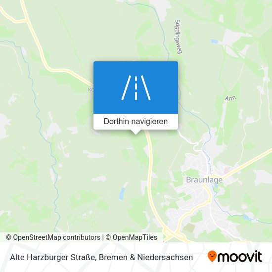 Alte Harzburger Straße Karte