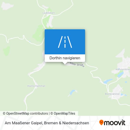 Am Maaßener Gaipel Karte