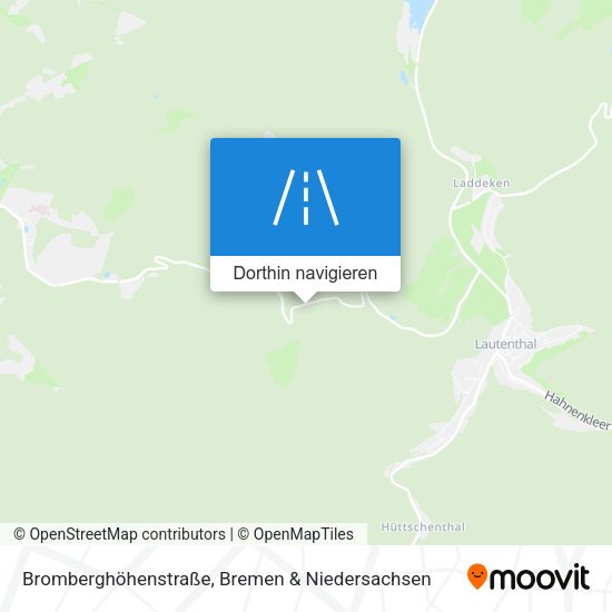 Bromberghöhenstraße Karte