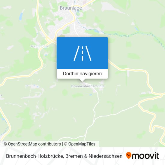 Brunnenbach-Holzbrücke Karte