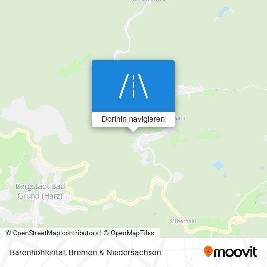 Bärenhöhlental Karte