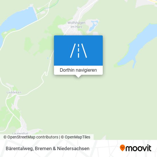 Bärentalweg Karte