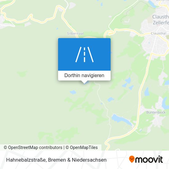 Hahnebalzstraße Karte