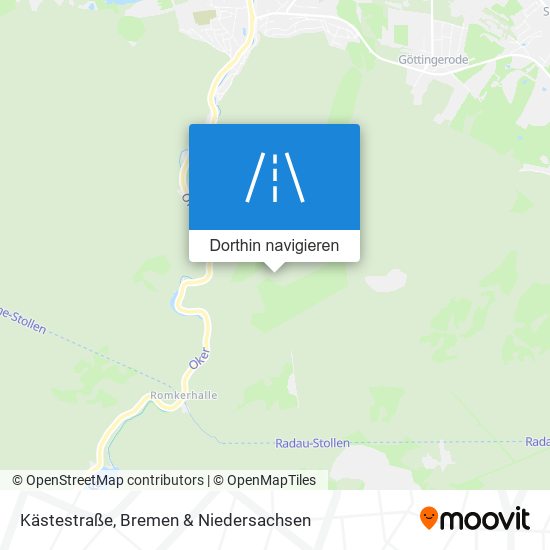 Kästestraße Karte