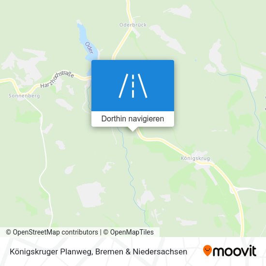 Königskruger Planweg Karte