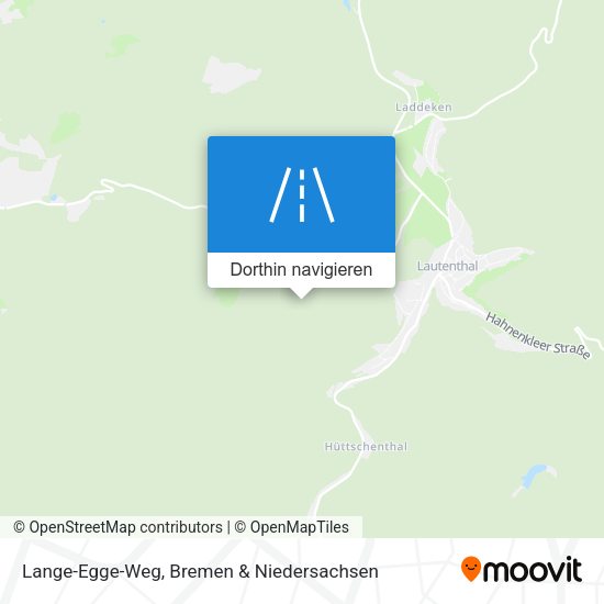 Lange-Egge-Weg Karte