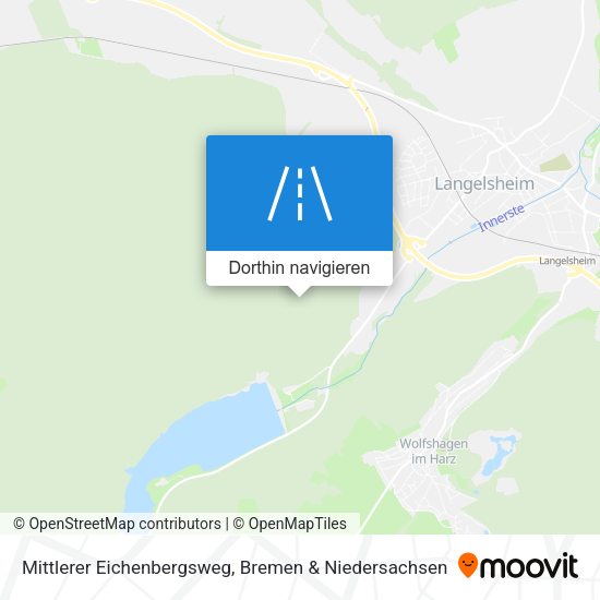 Mittlerer Eichenbergsweg Karte