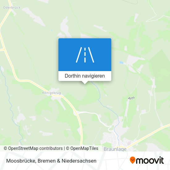 Moosbrücke Karte