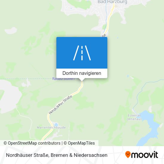 Nordhäuser Straße Karte