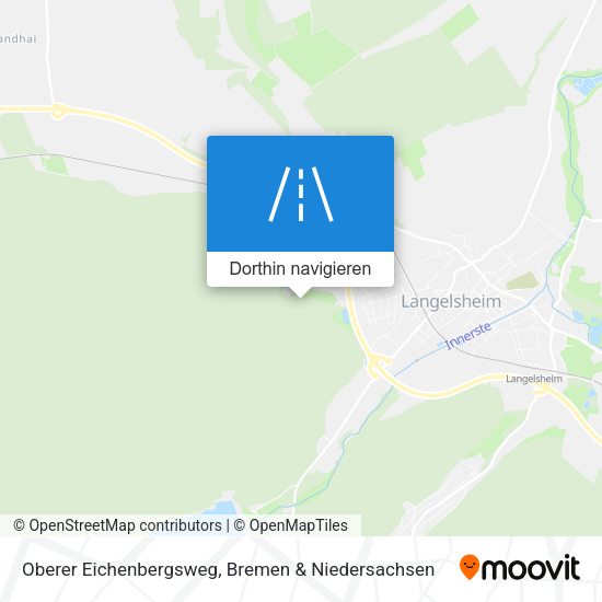 Oberer Eichenbergsweg Karte