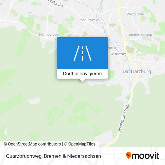 Quarzbruchweg Karte