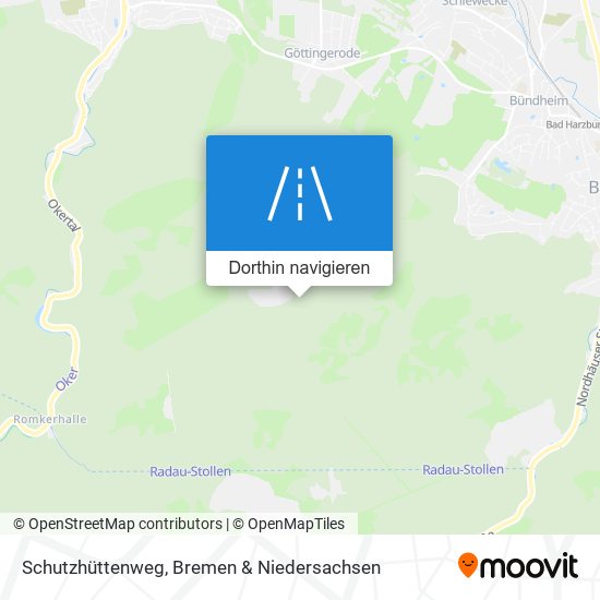 Schutzhüttenweg Karte