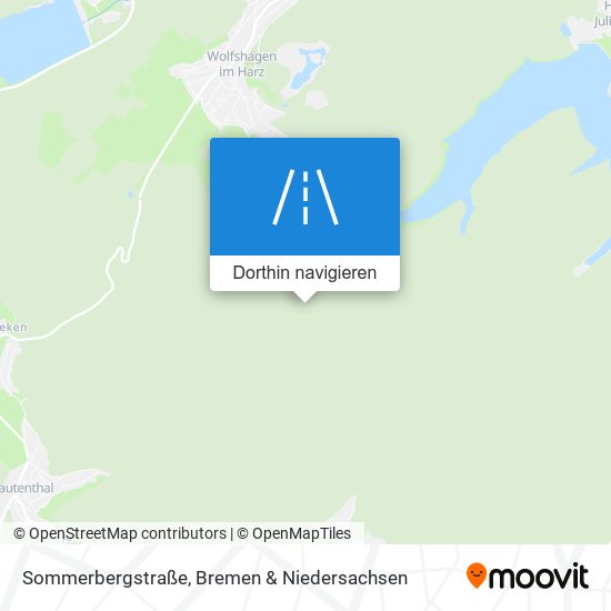 Sommerbergstraße Karte