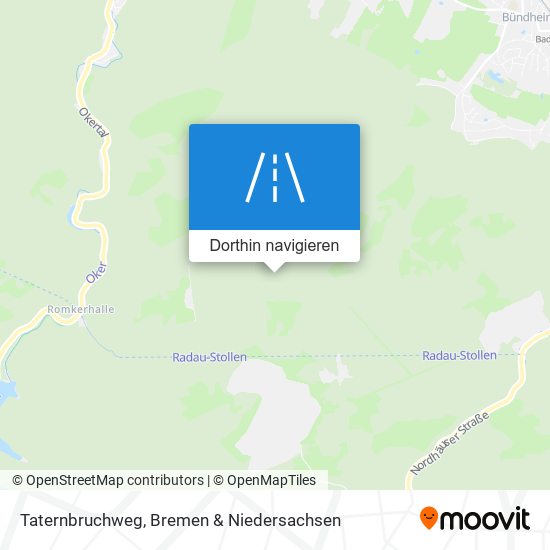Taternbruchweg Karte