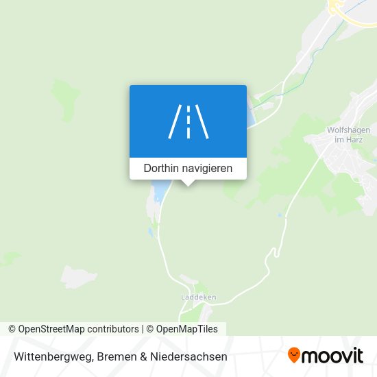 Wittenbergweg Karte