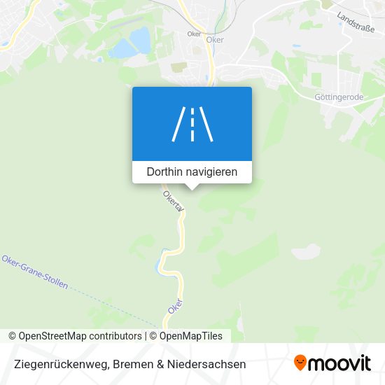 Ziegenrückenweg Karte