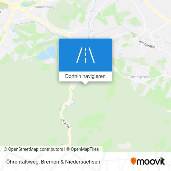 Öhrentalsweg Karte