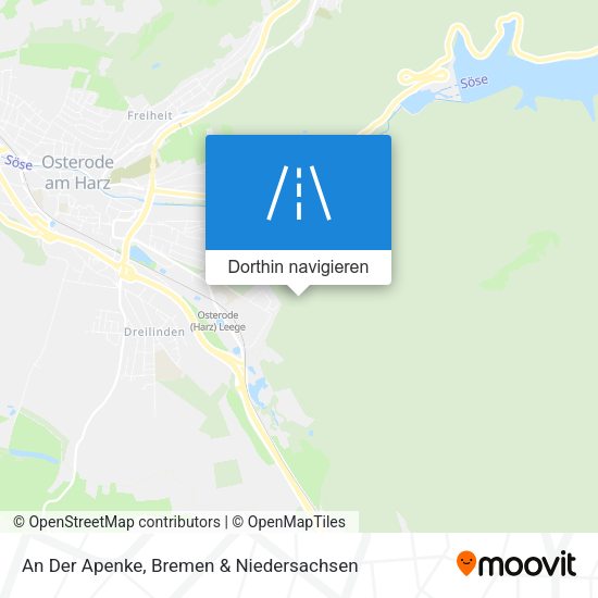 An Der Apenke Karte
