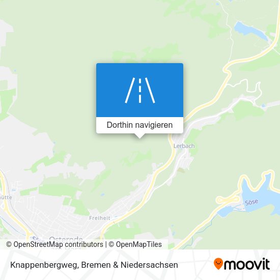 Knappenbergweg Karte