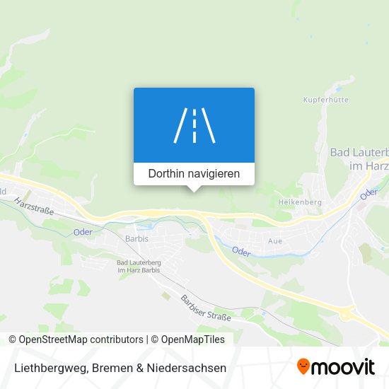 Liethbergweg Karte
