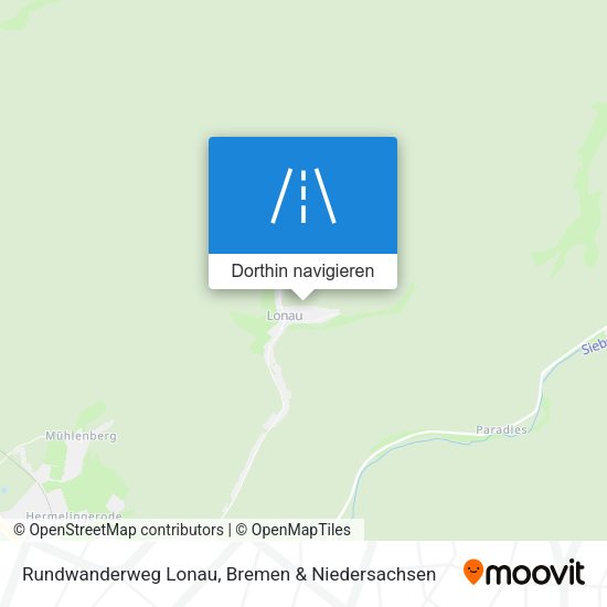 Rundwanderweg Lonau Karte