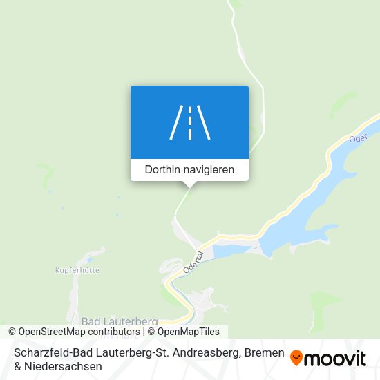 Scharzfeld-Bad Lauterberg-St. Andreasberg Karte