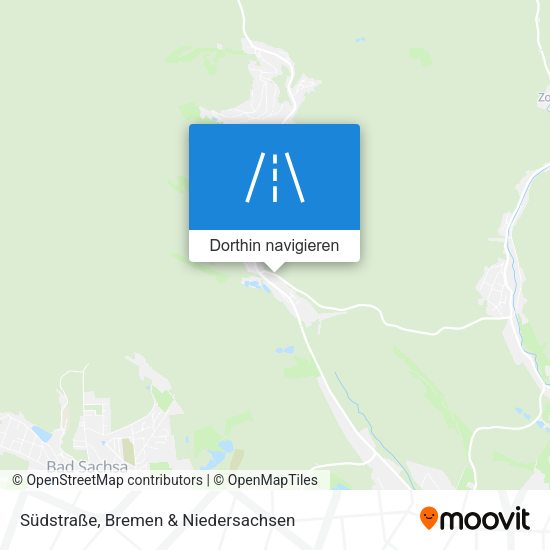 Südstraße Karte