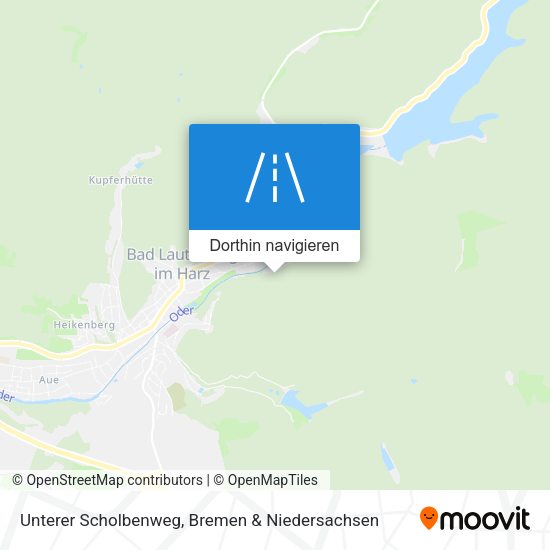 Unterer Scholbenweg Karte