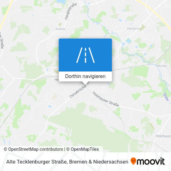 Alte Tecklenburger Straße Karte