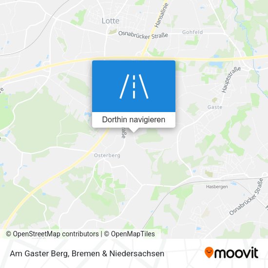 Am Gaster Berg Karte