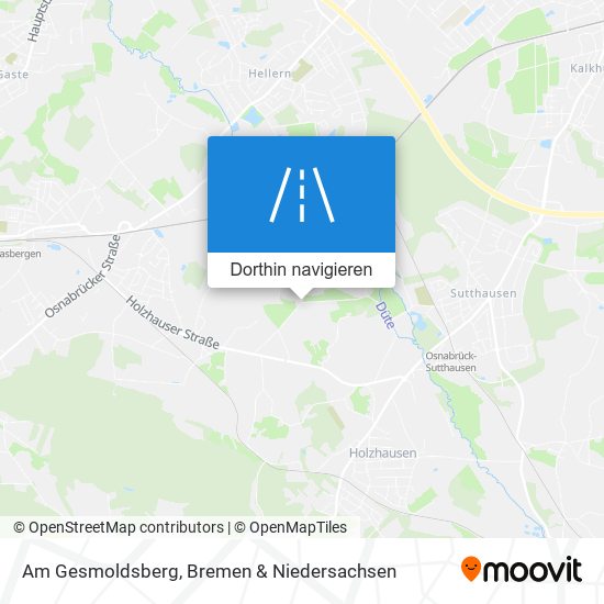 Am Gesmoldsberg Karte