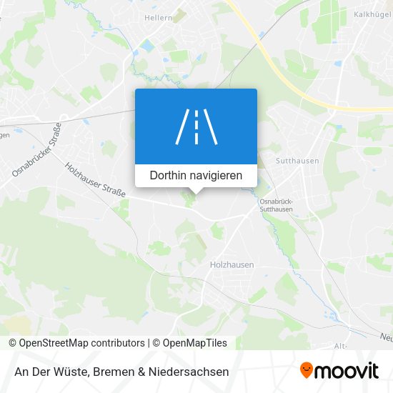 An Der Wüste Karte