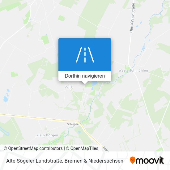 Alte Sögeler Landstraße Karte