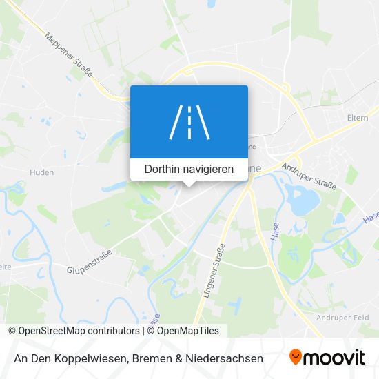 An Den Koppelwiesen Karte