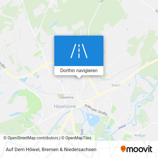 Auf Dem Höwel Karte