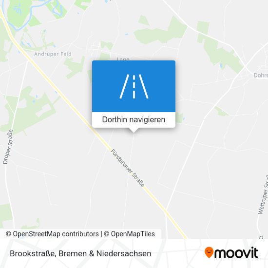 Brookstraße Karte