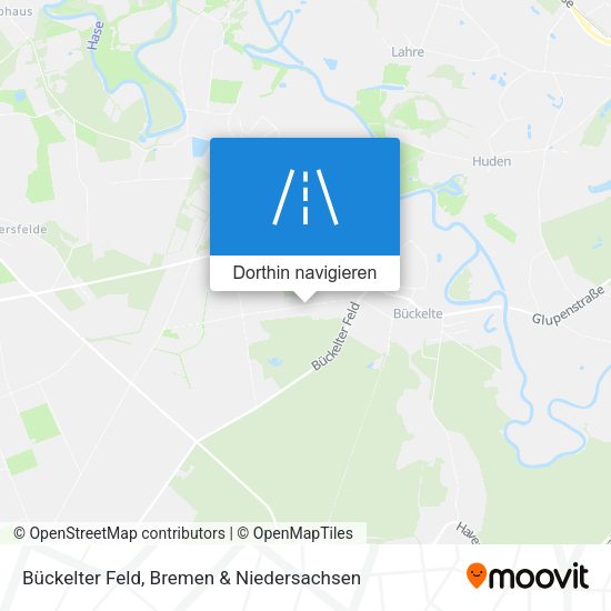 Bückelter Feld Karte